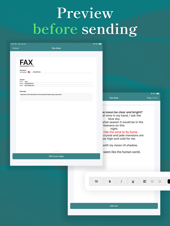 Fax Now: Easy Fax from iPhone Screenshots