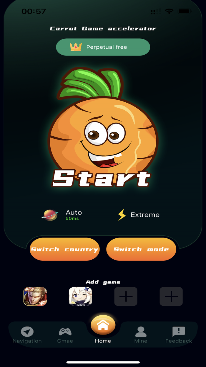Carrot Game accelerator
