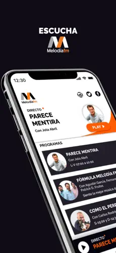 Screenshot 1 Melodía FM Radio iphone