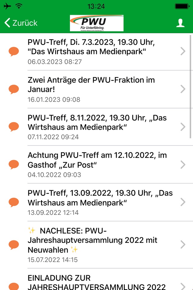 PWU - Für Unterföhring screenshot 2