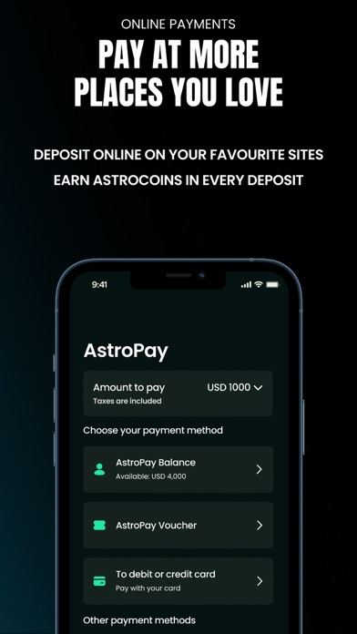 AstroPay - Online Money Wallet screenshot 3