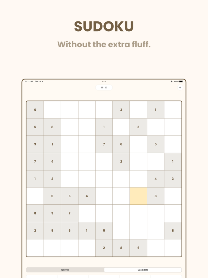 NoFluff Sudoku