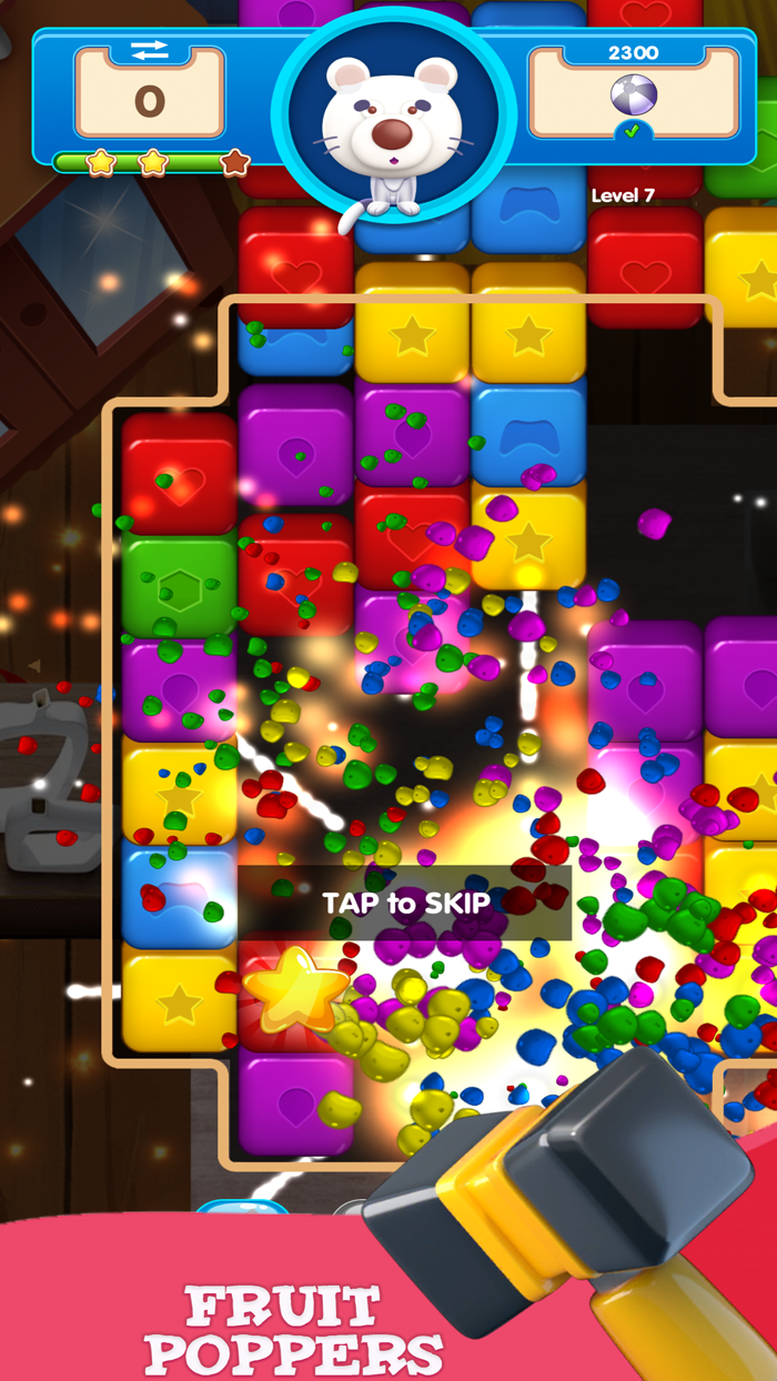 Fruit Poppers Fun Puzzle Game