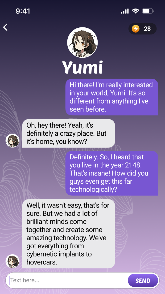 Anime Virtual Friend - AI Chat