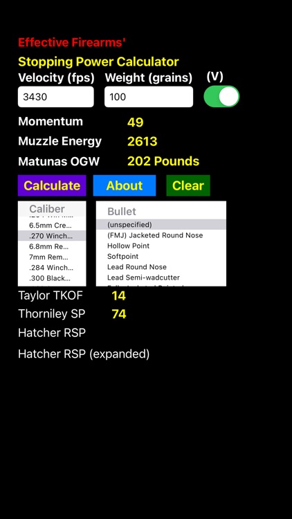 Stopping Power Calculator screenshot-6