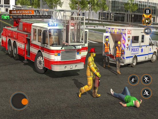 911 Rescue FireFighter Truck screenshot 2
