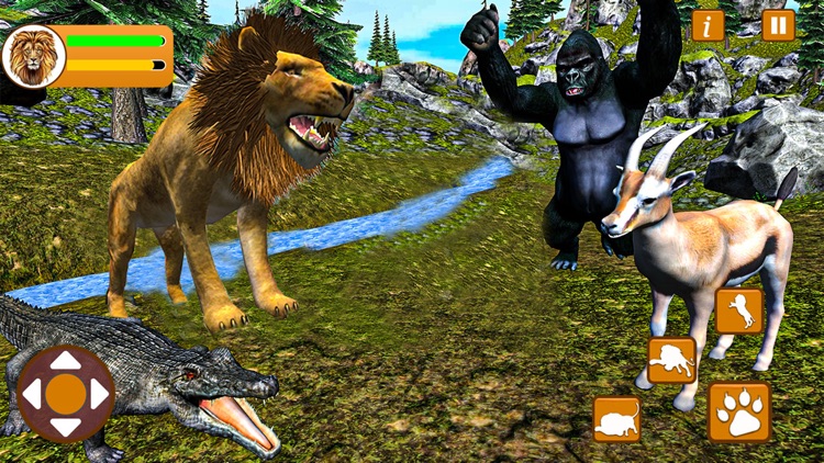 Lion Family King Simulator screenshot-4