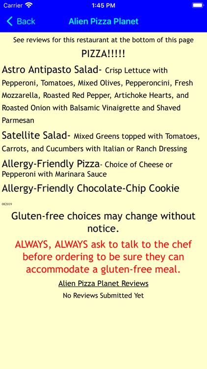 Gluten Free For Disney Dining screenshot-7