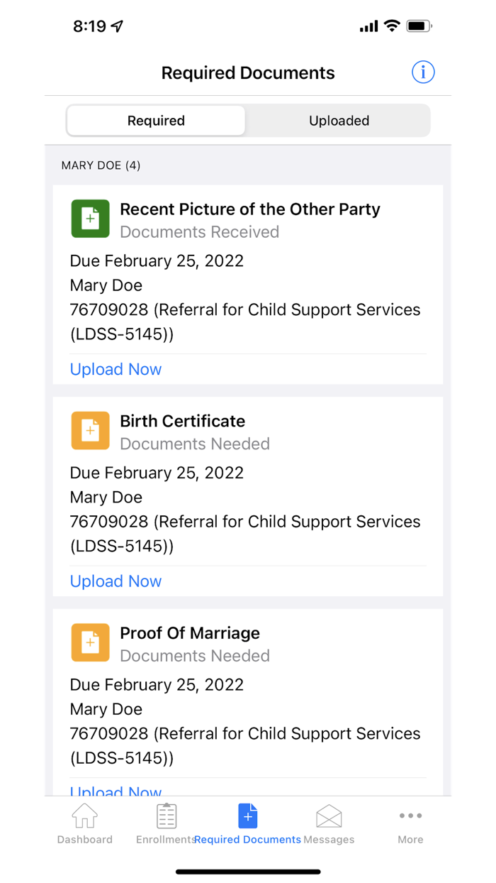 NYC Child Support - ACCESS HRA