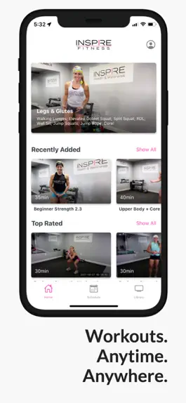 Game screenshot Inspire Fitness - Workout App apk