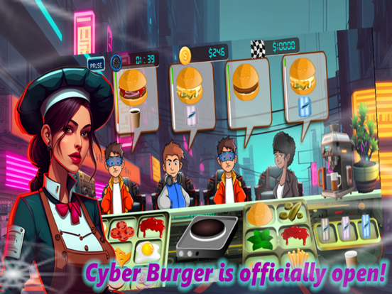 Screenshot #4 pour Cyber Burger Food Restaurant
