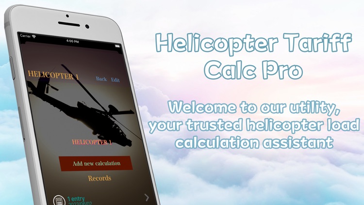 Helicopter Tariff Calc Pro