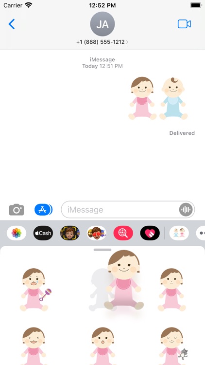 Baby and baby goods sticker screenshot-3