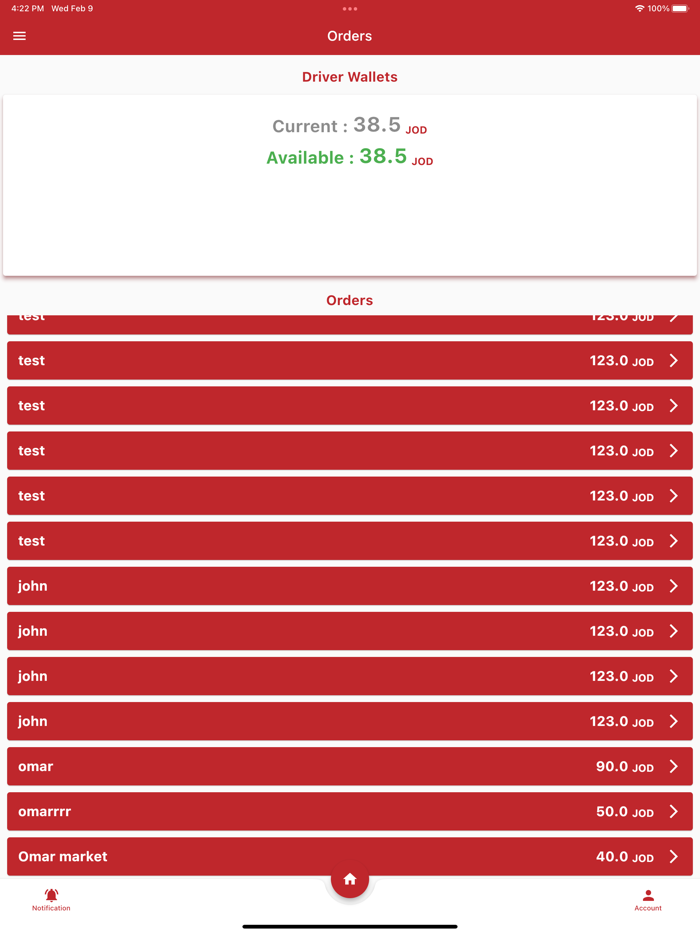 Ajwaa Express Driver