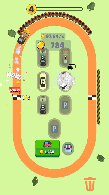 Idle Merging Cars Racers screenshot-4