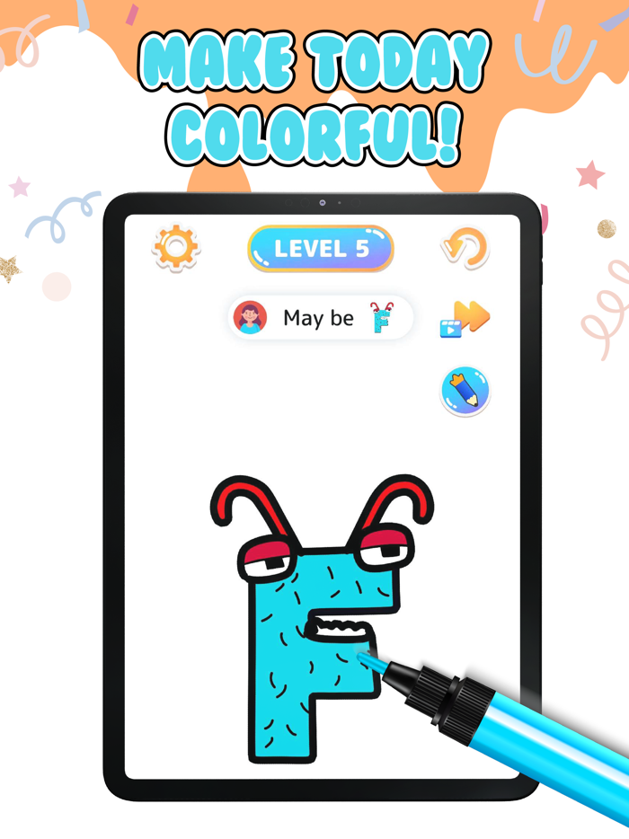 Coloring Lore Alphabet ASMR