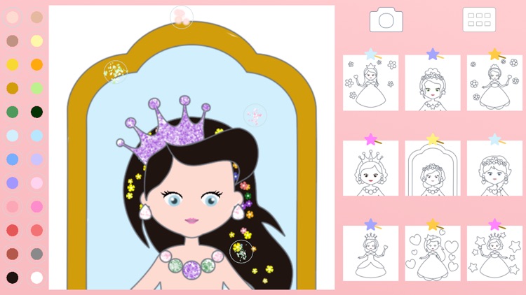 Princess Coloring Kid Toddler screenshot-0