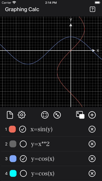 Graph Calc Plus screenshot 4