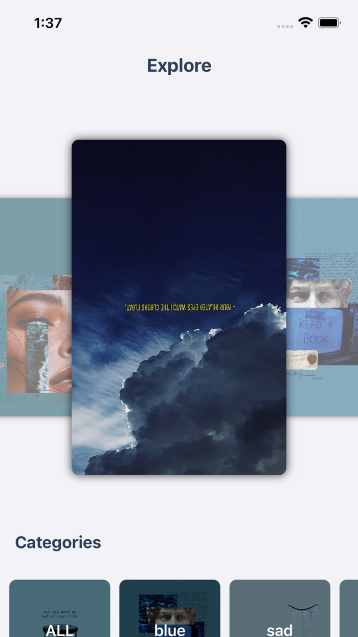 blue aesthetic Wallpaper