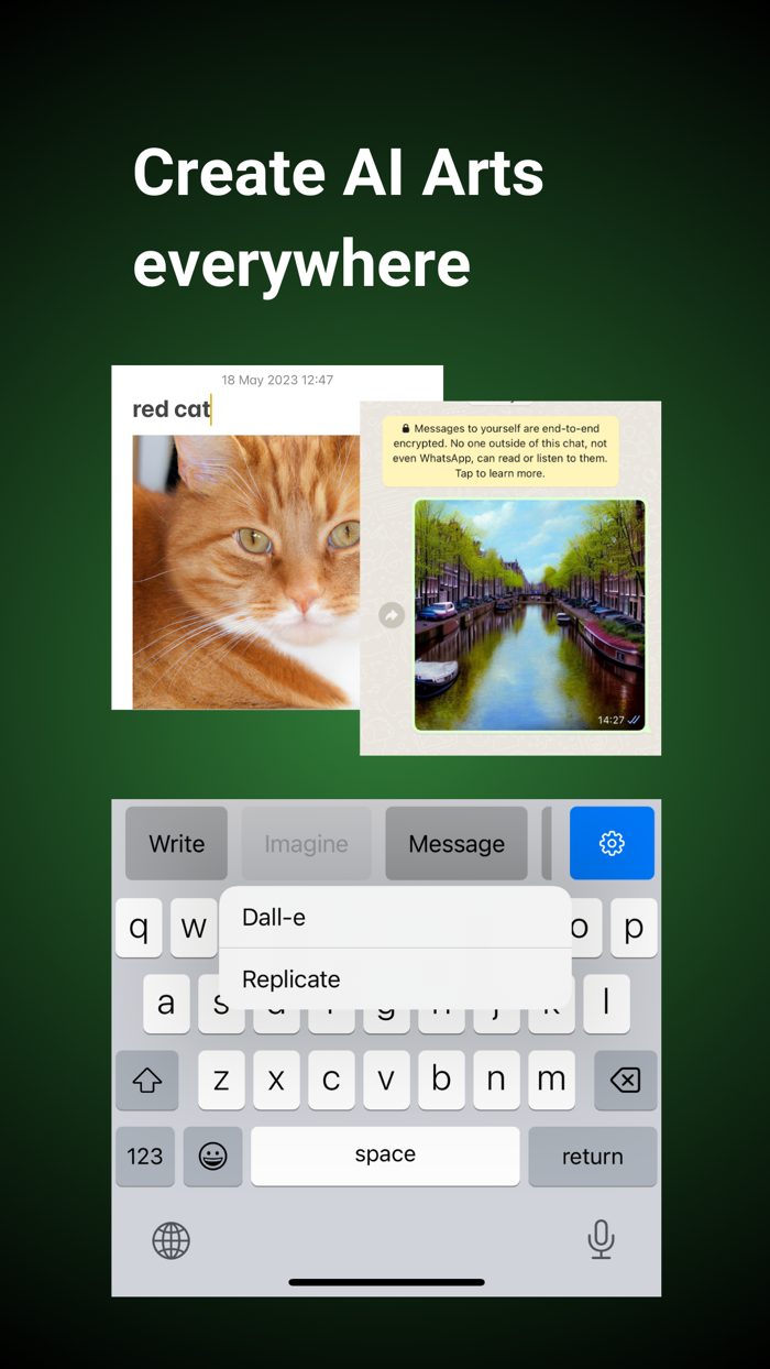 AI chat  AI art X Keyboard
