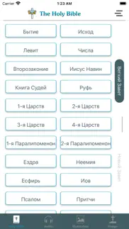 russian bible with audio, text iphone screenshot 2