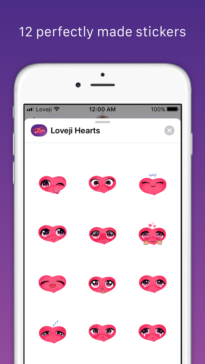 Loveji Hearts Stickers