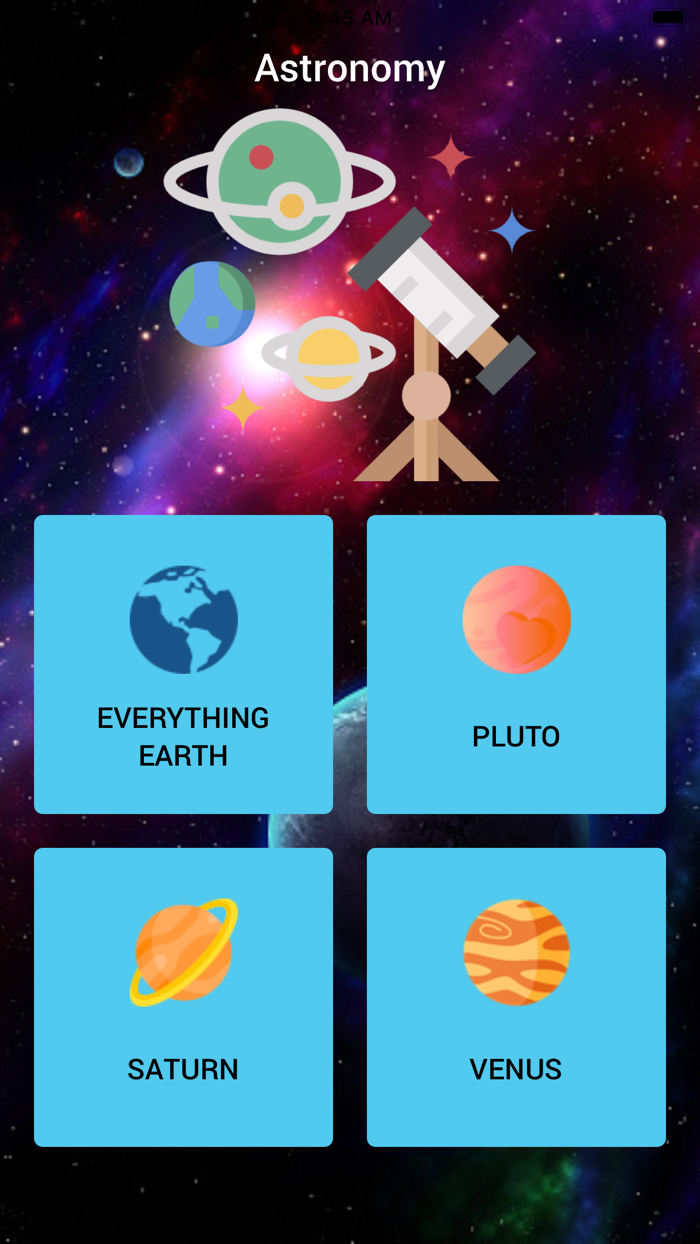 Astronomy Level Quiz