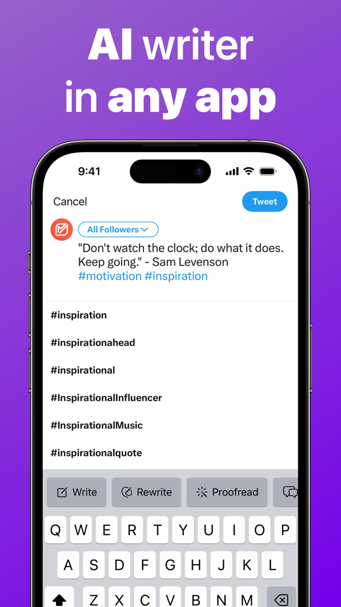 AI Keyboard Writing Assistant