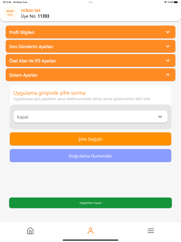 VatanSMS  Başlıklı Toplu SMS