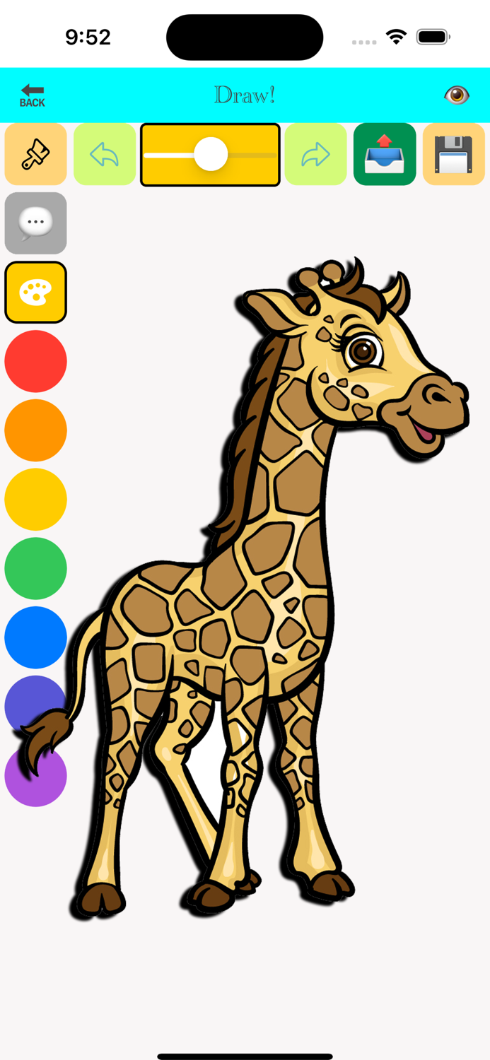 Coloring Book for Funny Animal