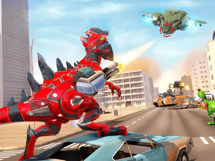 Car Transform - Robot Games 3D