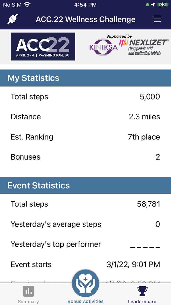 ACC.22 Wellness Challenge