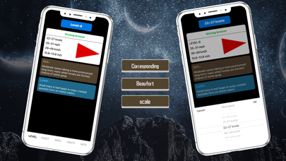 Screenshot #1 pour Corresponding Beaufort scale