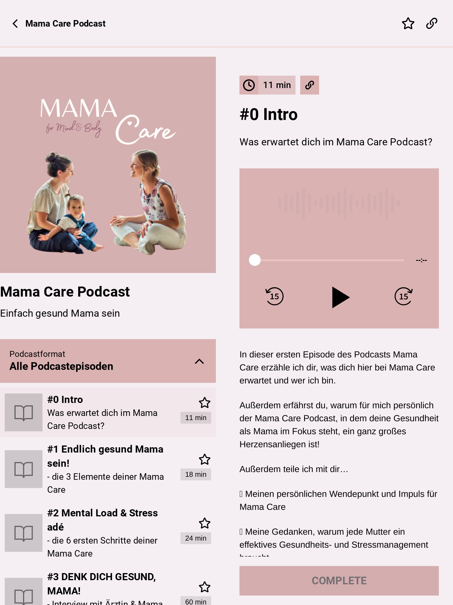 Mama Care to go screenshot 4