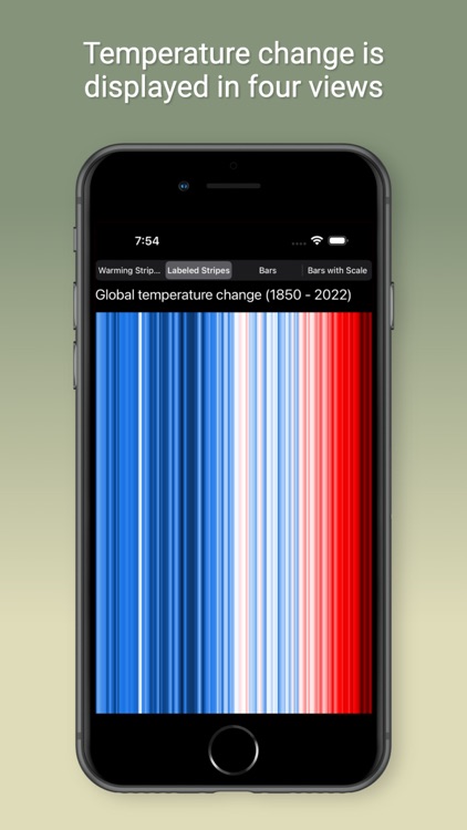 Climate Warming Stripes