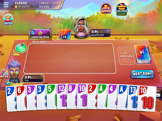 Rummy Rush - Classic Card Game screenshot 2