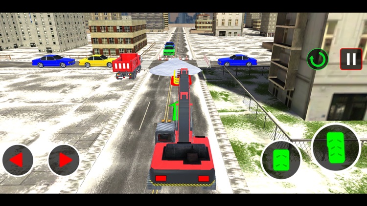 Snow Excavator Rescue Truck screenshot-3