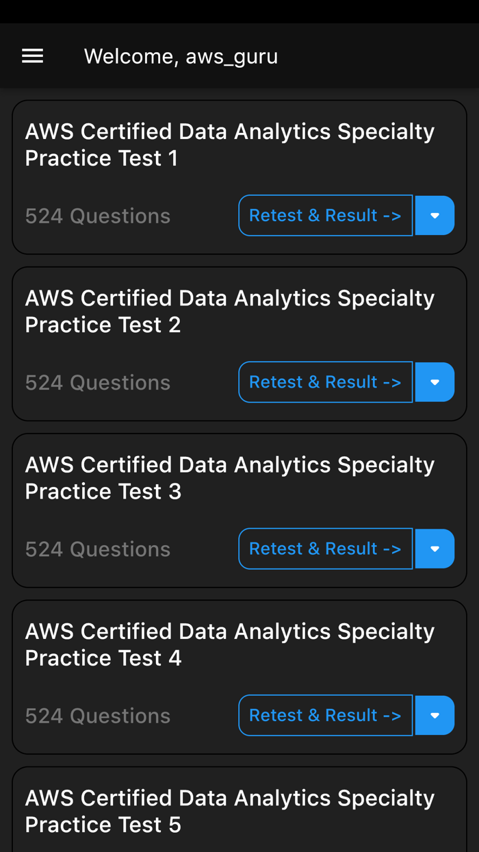 AWS DAS-C01 Certification Exam
