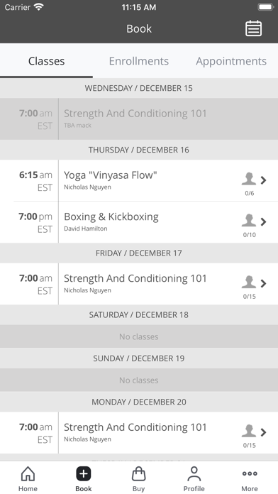 Optimum Sports and Fitness screenshot 2