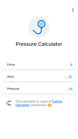 Game screenshot Pressure Calculator - CalCon mod apk
