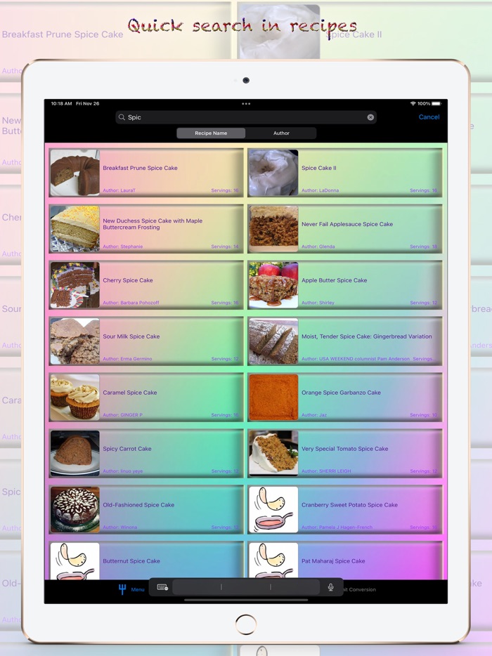 All Cake Recipes