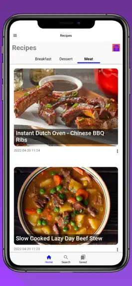 Game screenshot Instapot recipes App apk