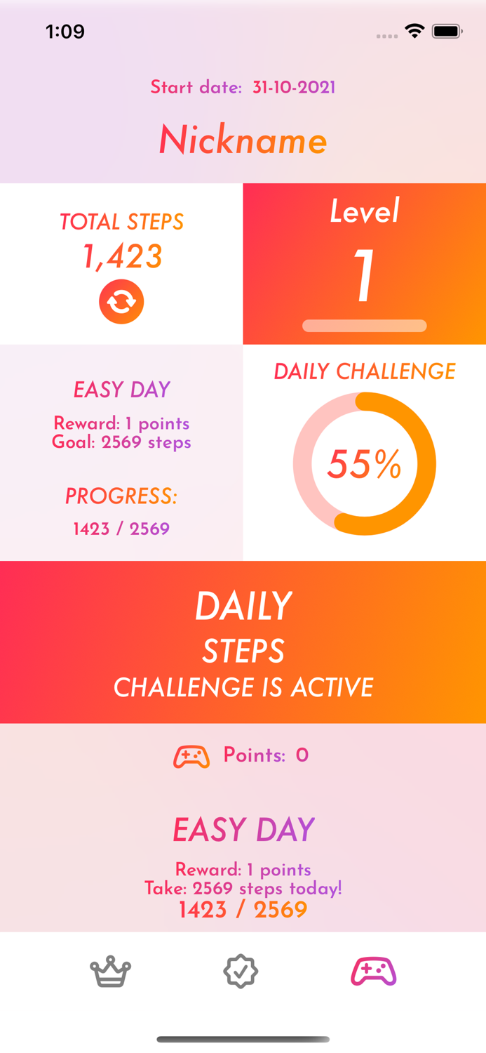 Daily Steps Challenge