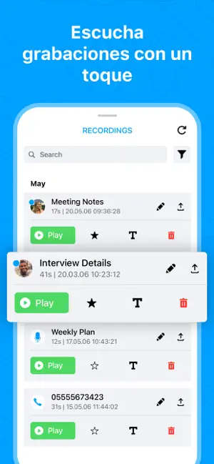 Screenshot 4 Grabadora de llamadas - Grabar iphone