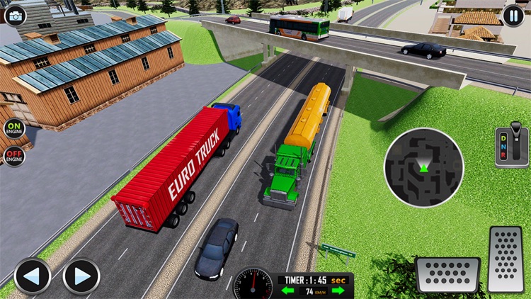 Euro Truck Cargo Driving Sim screenshot-3