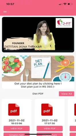 Game screenshot J fit by dietician Jigna apk