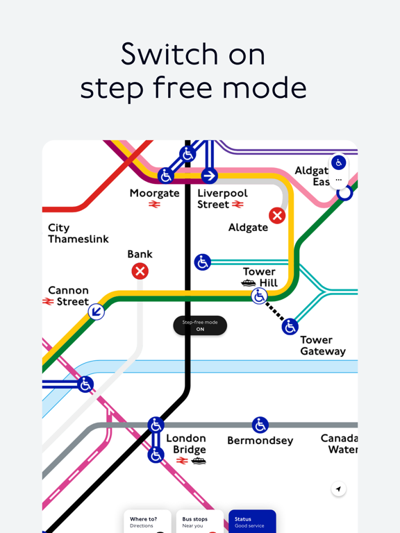 TfL Go: Live Tube, Bus & Rail screenshot 3