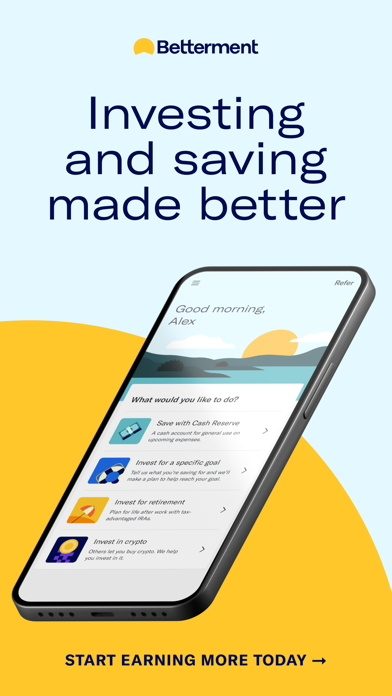 Betterment Invest & Save Money screenshot 2