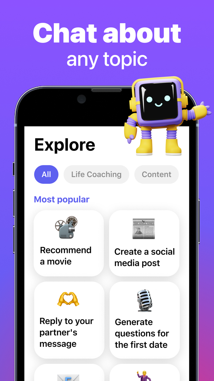 Eve AI Chatbot - Ask Anything