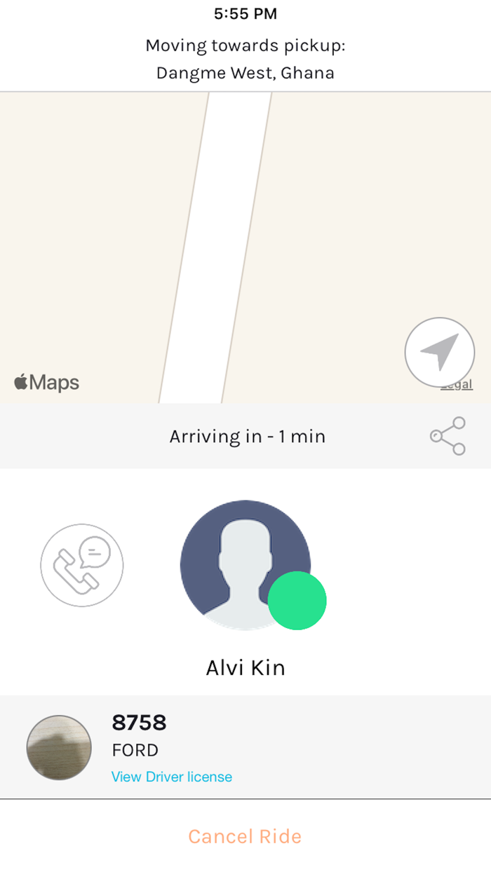 Lynked Request a ride